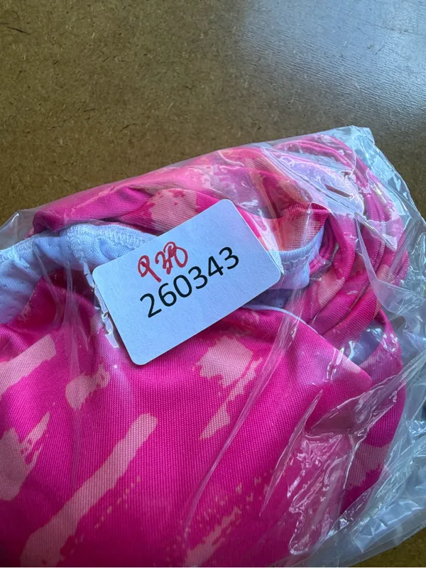 Women's Pink and Peach Sports Bra Size Small #260343 - Image 5