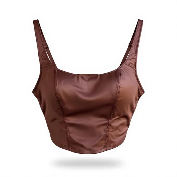 Victoria's Secret Pink SATIN LIGHTLY LINED CORSET TOP - Image 2