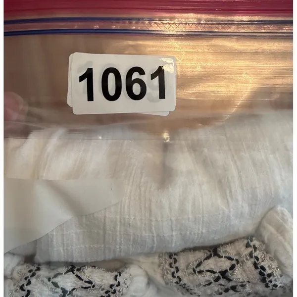 Sundance Gauze Peasant Top White 100%‎ Cotton Smocked Eyelet Boho Granola Girl M - Image 10