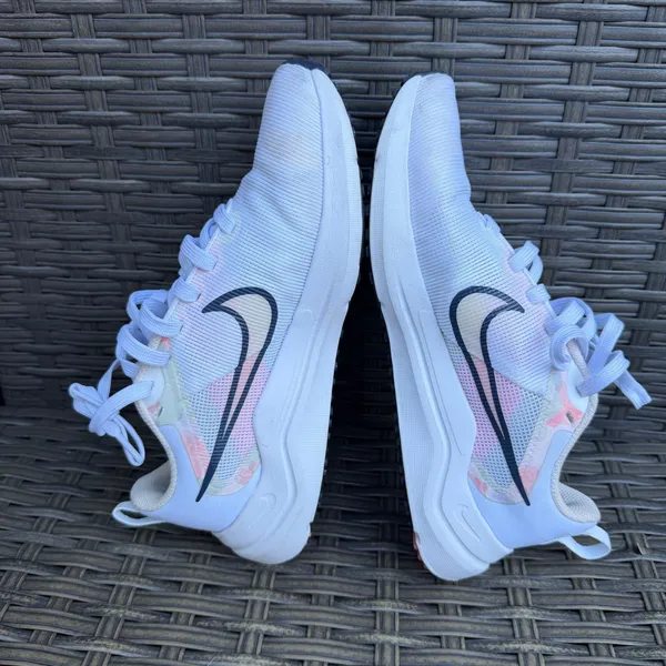 Nike Downshifter 12 Womens Running Shoes White Pink Sz 6.5 - Image 6