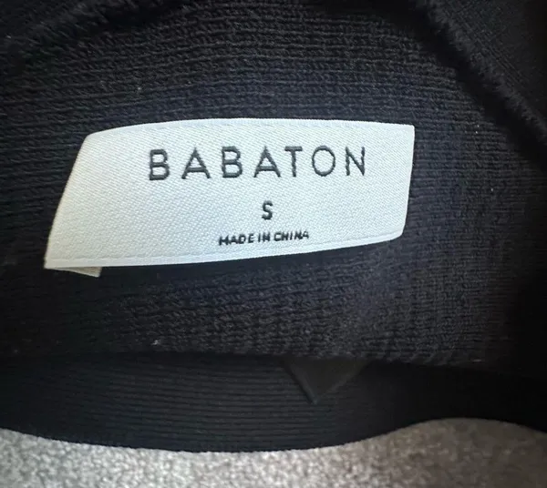 Babaton Black Ribbed Criss Cross Tank Top - Image 2