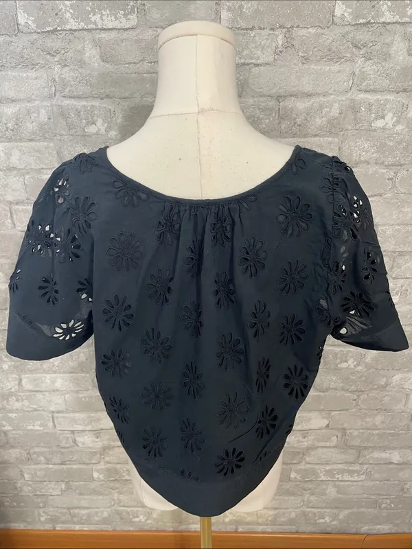 Rails Black  Bambina Button Front Top - Image 5
