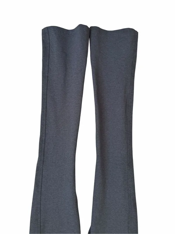 Lululemon Soft Sueded Split-Hem High-Rise Mini-Flare Pant Grey Size 6 - Image 4