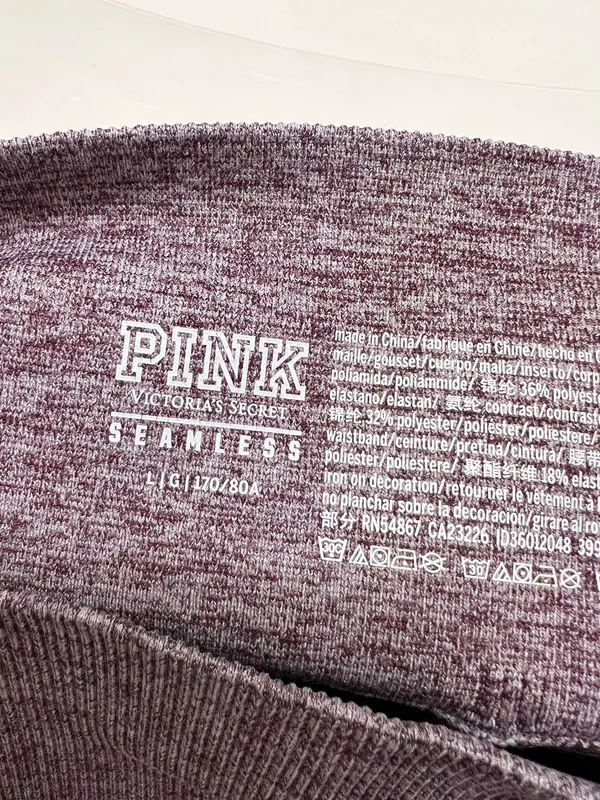 Victoria's Secret PINK Purple Leggings - Image 3