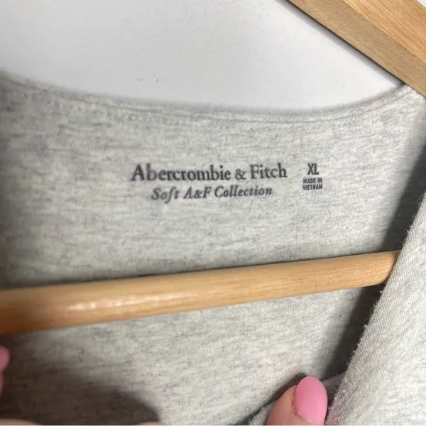 Abercrombie & Fitch Short Sleeve Cotton Blend Seamless Crew Bodysuit (X-Large) - Image 6