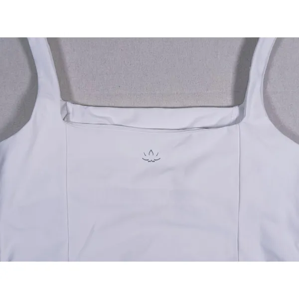 Beyond Yoga Spacedye Square Neck Sports Bra Tank Top XL White Yoga Pilates Gym - Image 6