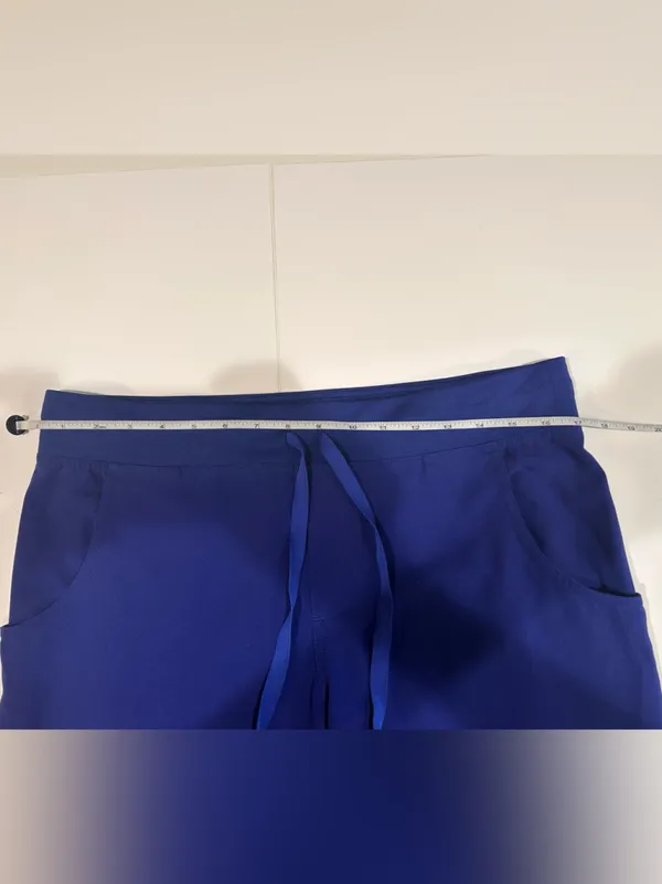 FIGS Kade Cargo Scrub Pants M Tall Royal Blue Straight Leg T21004T - Image 9