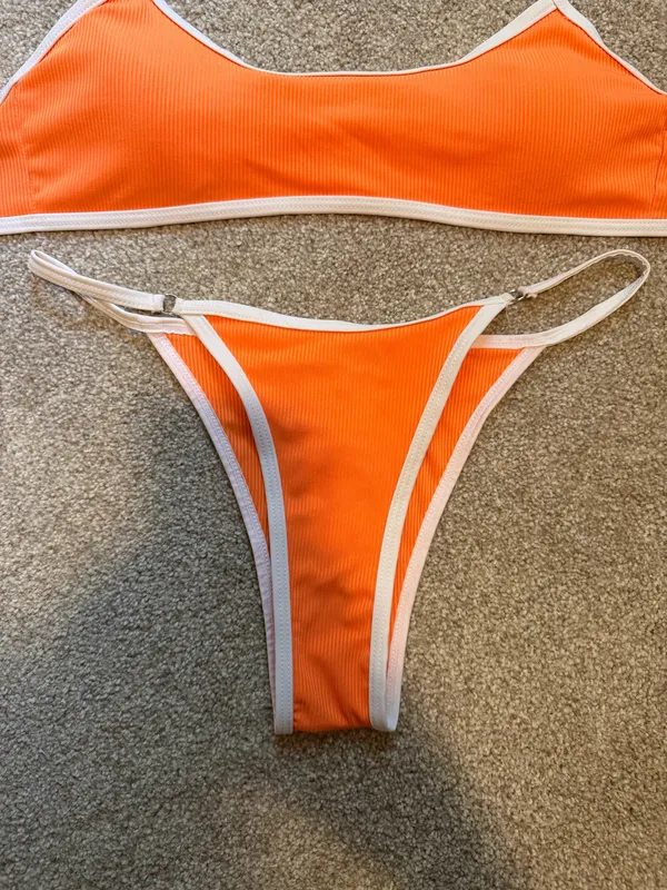 Shein Orange Bikini Set - Image 2
