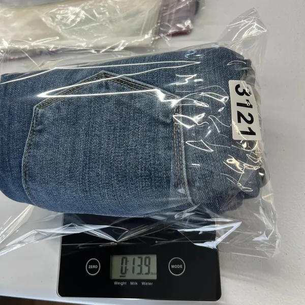 Just Black Ankle Jeans Womens 26 Blue Denim‎ Cotton Stretch Mid Rise Frayed Hem - Image 14