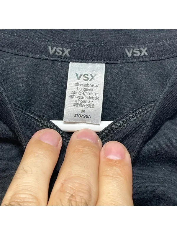 VSX Victoria's Secret Women's Crewneck Performance Sweatshirt Black Medium - Image 4
