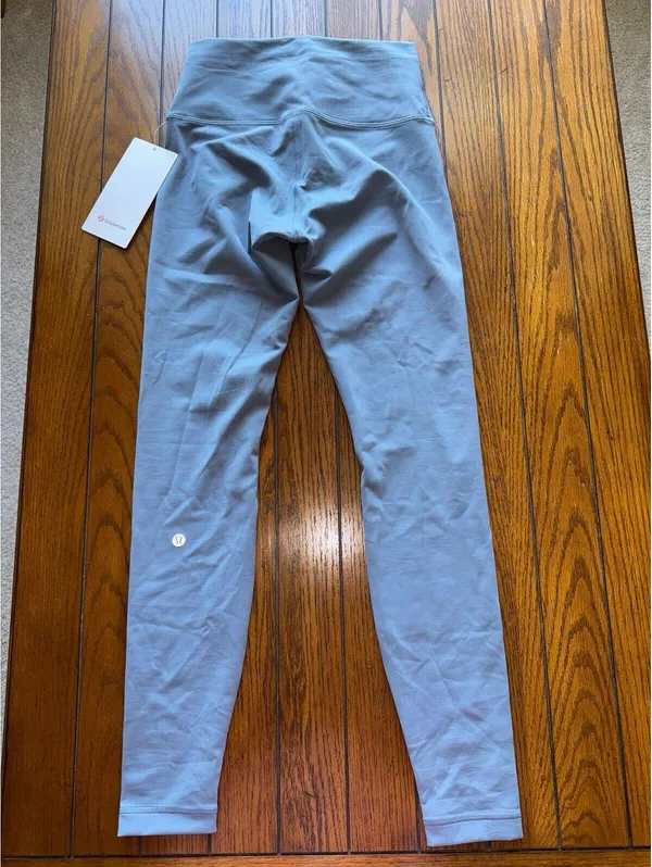 Lululemon Wunder Train High Rise 28” Steel Blue Size 6 NWT - Image 3