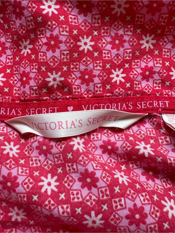 Victoria’s Secret Snowflake Holiday Cotton Pajama Set Large Christmas - Image 10