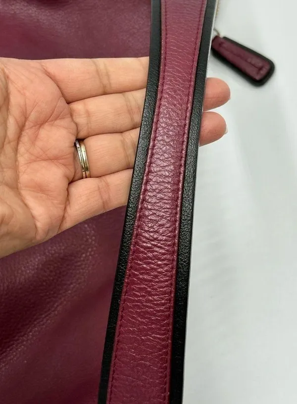 Furla Hobo Bicolor Leather Shoulder Bag - Image 12
