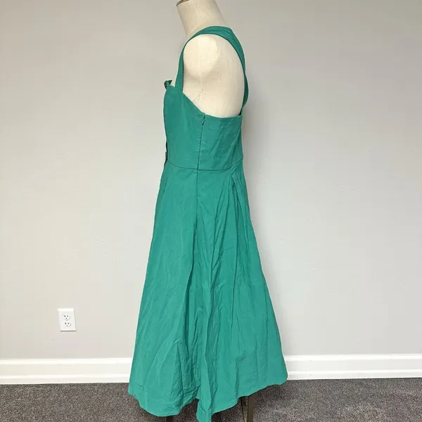 Anthro l Maeve Square-Neck Buttondown Dress - Image 9