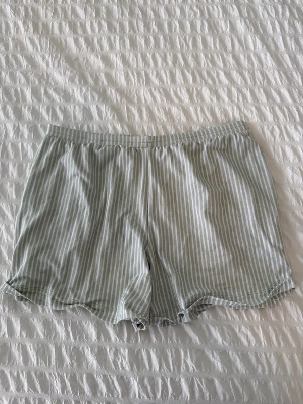 Kohl's Green Striped PJ Set - Image 7