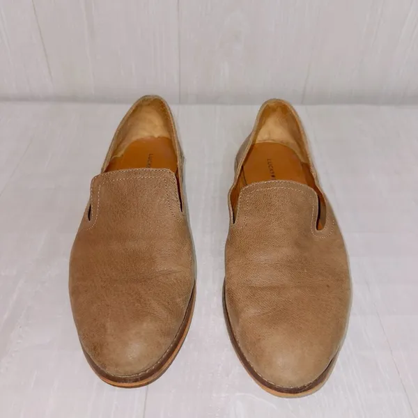 Lucky Brand Women's Cahill Casual Comfort Brown Leather Slip On Loafer size 9.5 - Image 5