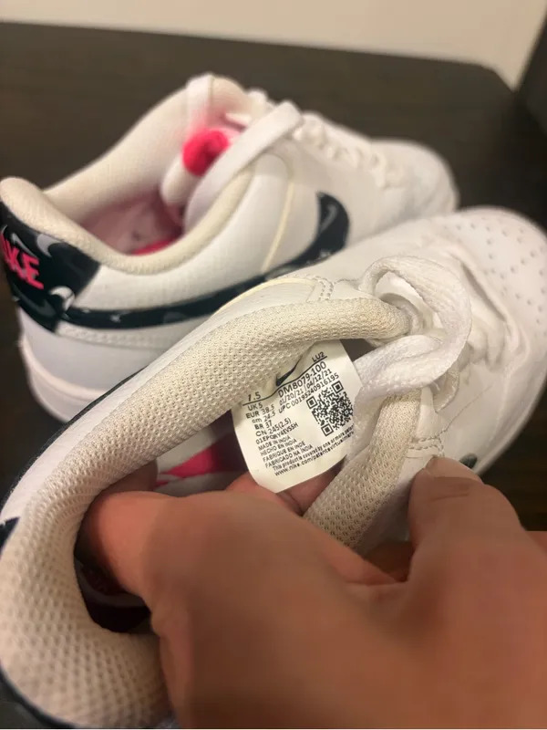 NEW Nike Court Vision Low Shoes Pink Swooshfetti DM8079 100 Women's Size 7.5 - Image 5