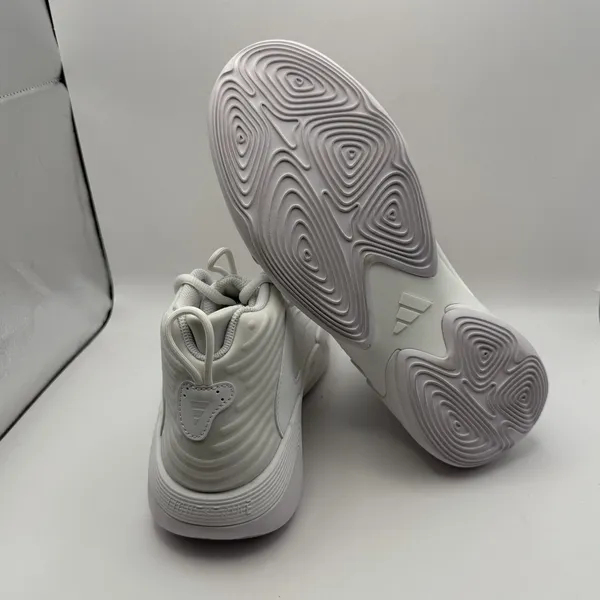 Women's Size 6 - ADIDAS Exhibit Select Mid Tea White IG6627 Basketball Sneaker - Image 7
