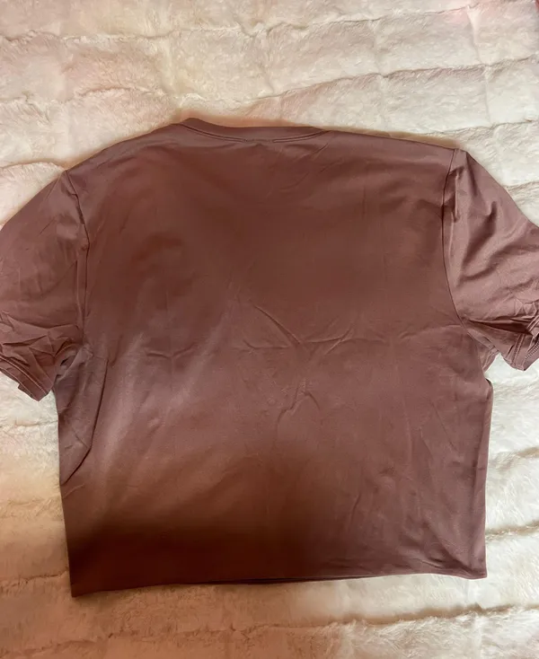 Lululemon Wundermost Ultra Soft Nulu Crewneck Cropped Tshirt - Image 3