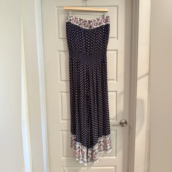 Chelsea & Violet‎ Boho Strapless Jumpsuit MEDIUM - Image 4