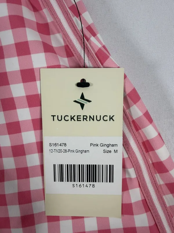 Tuckernuck Karrie Golf Skort in Pink Gingham Size Medium - Image 3