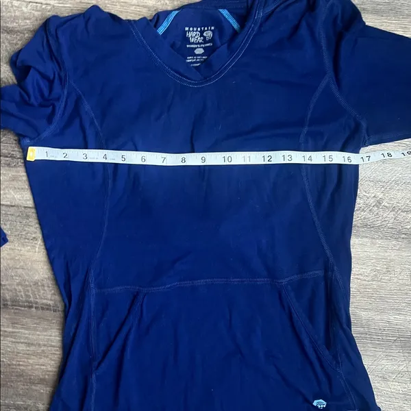 Mountain Hardwear Women’s Blue Long sleeve Hiking Top Size Lg 🔲 - Image 8