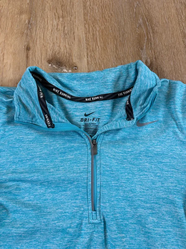 Nike Blue Quarter-Zip Pullover - Image 4