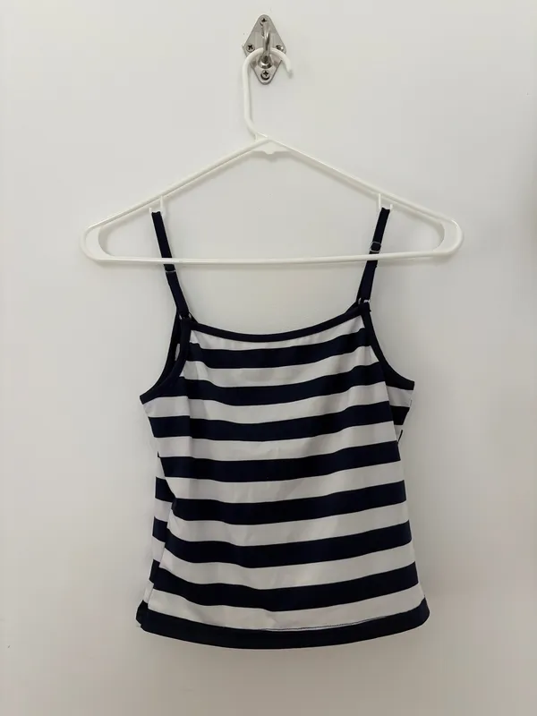 Blue and White Tank Top - Image 2