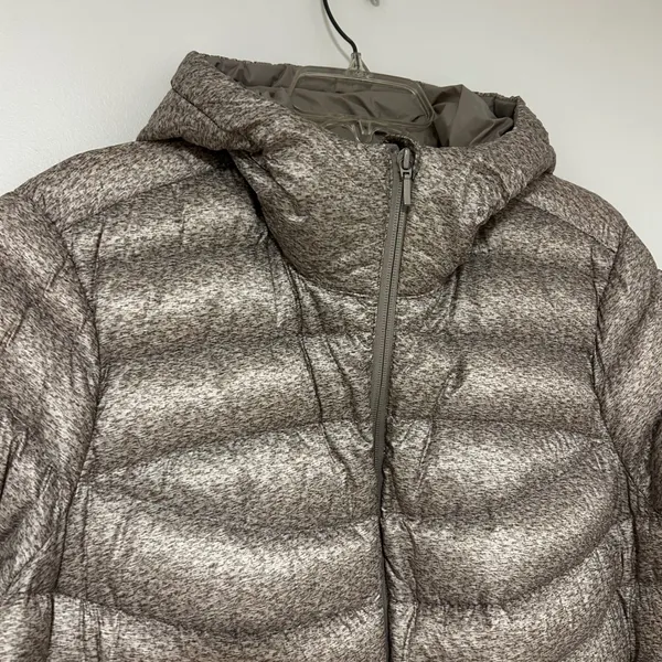 Lands End 1X Lightweight Puffer Coat Hooded Quilted‎ Down Fill Winter Warm - Image 2