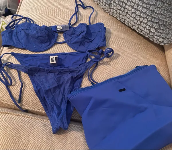 Triangl Bikini Set Blue - Image 2