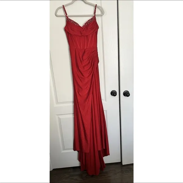 Amarra Red Prom Dress Size 0‎ - Image 2