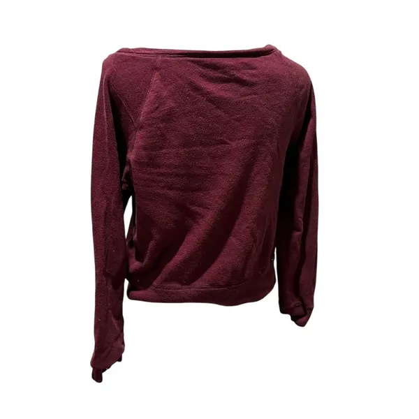 Oakley Women's Burgundy Crew Neck Sweatshirt Size S Long Sleeve Casual - Image 3