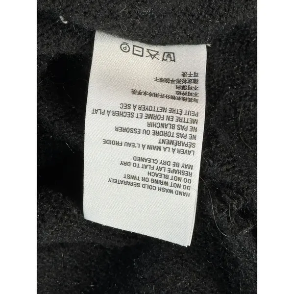 by Anthropologie Black Open Front Cardigan Sweater Knit‎ Cozy Small S - Image 8