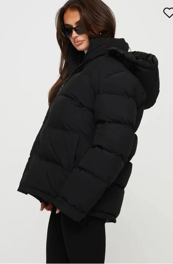 Princess Polly Black Puffer - Image 3
