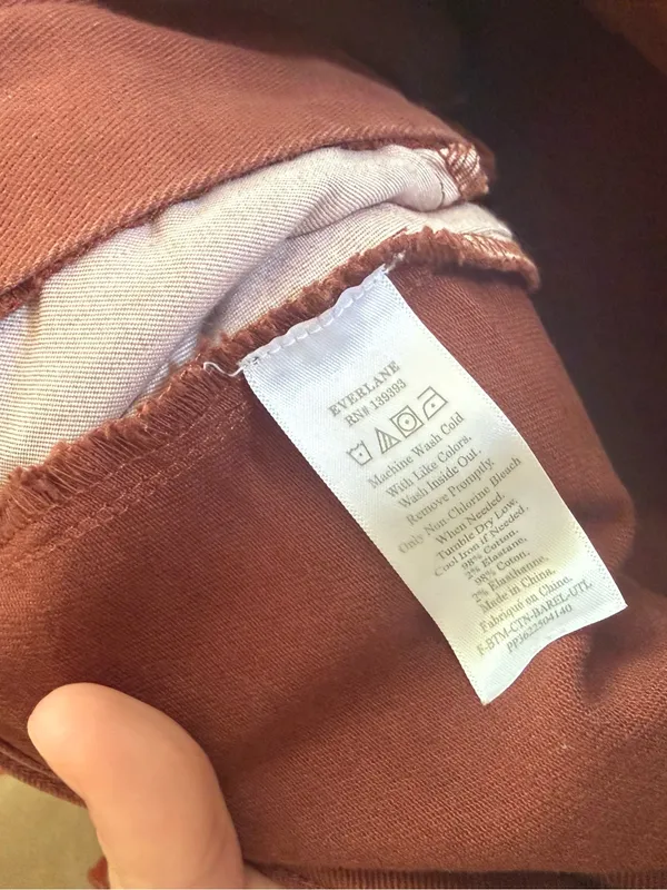 Everlane The Barrel Pant in Rust, Size 2 - Image 4