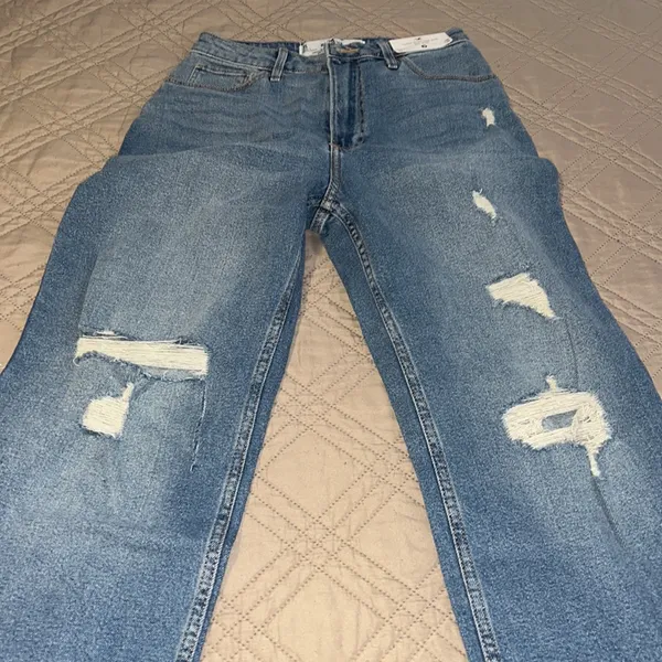 Hollister curvy ultra high dad Jean - Image 7