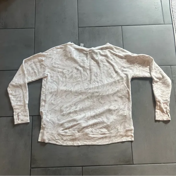Athleta Comfort Luxe Dye-Pattern V-Neck Sweater - Image 4