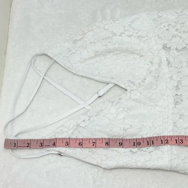 Showpo White Lace Wedding Party Dress‎ Size 10 - Image 11