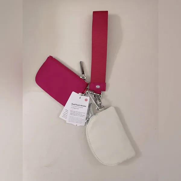 Lululemon NWT Dual Pouches Wristlet Passionate Bone - Image 8