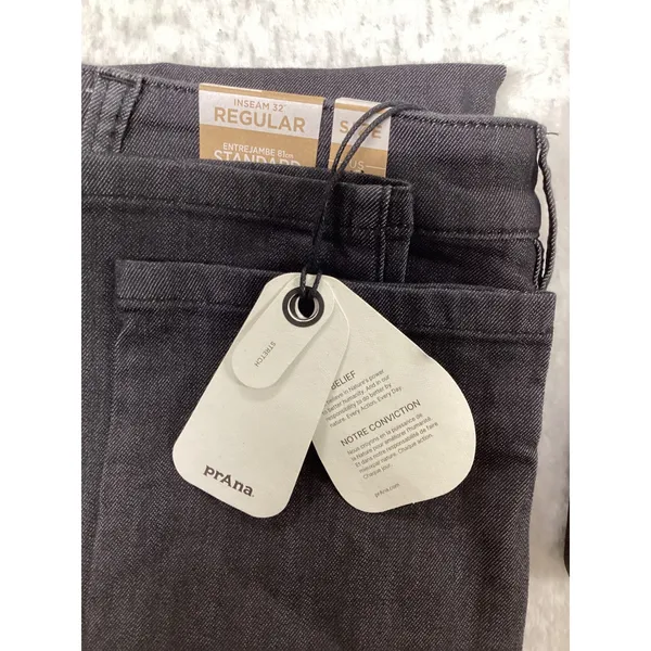 Prana Kayla High Rise Jean Denim Solid‎ Dark Gray Womens Size 2 26 Regular…. - Image 6