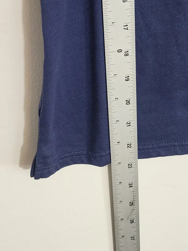 Life is Good Navy Graphic Short Sleeve Sleep Tee Size Small - Image 5