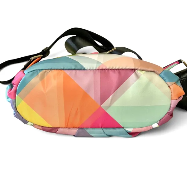 Betsey Johnson XOPetra Colorful Abstract Pattern Nylon Backpack With Pouch - Image 6