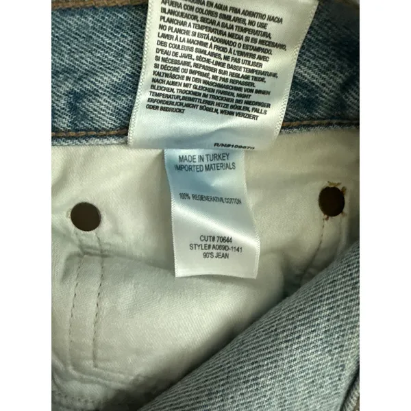AGOLDE 90's Mid Rise Loose Fit Jeans Snapshot‎ Size 28 - Image 11