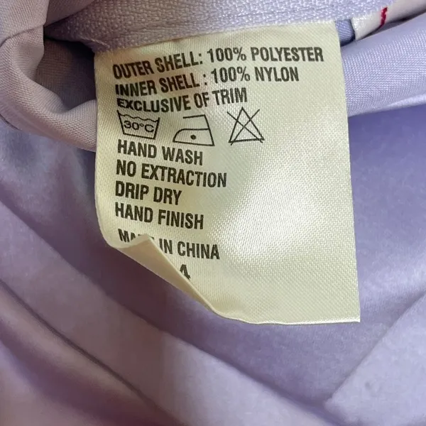 Vintage Amy Lee Hilton Bridal Formal Dress Lavender - Image 10