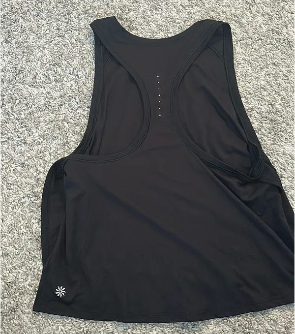 Athleta Tank Black Racerback - Image 2