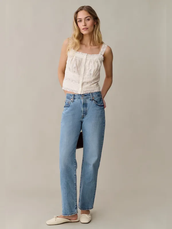 NWT Few Moda Misty Top size 6 Cream lace tank sorella LoveShackFancy - Image 5