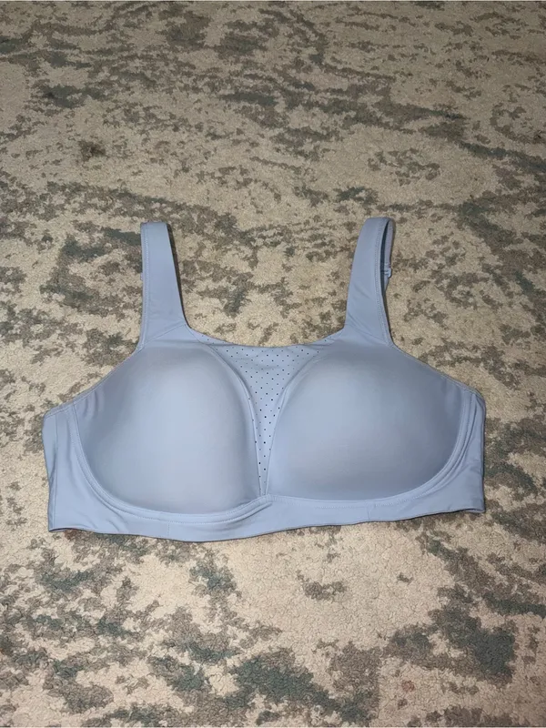 lululemon Run Times Bra High Support 42DDD Icy Blue - Image 2
