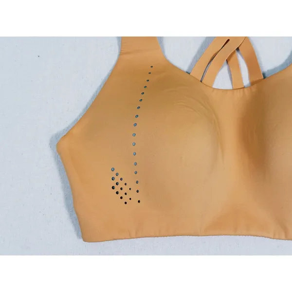 Lululemon AirSupport Sports Bra 34D High Impact Warm Apricot Orange Workout Run - Image 5