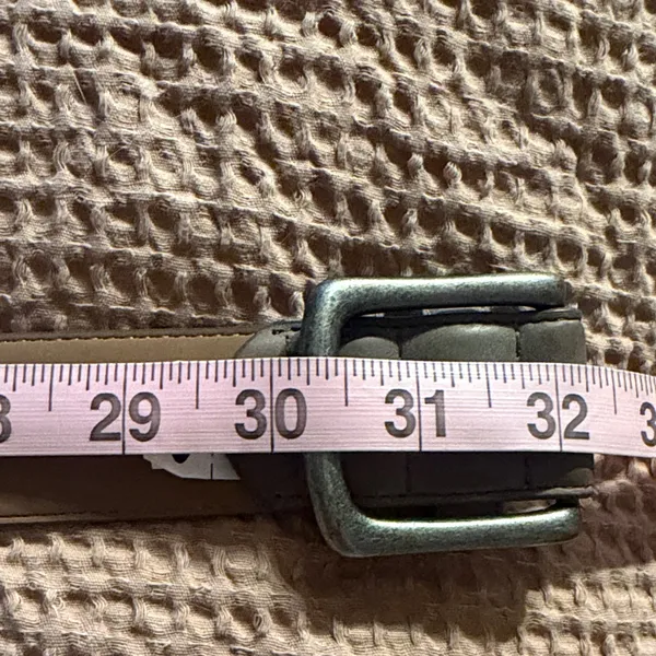 Light Brown Leather Belt Tan - Image 8