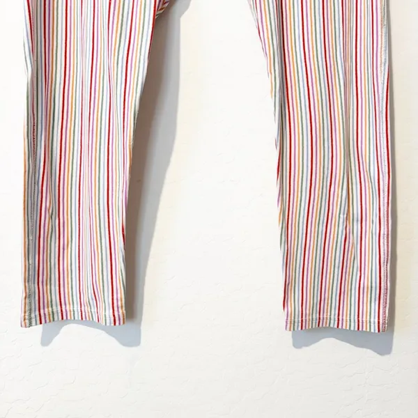 Roller Rabbit Party Stripe Pants Medium Pima Cotton DopamineDressing Cozy Preppy - Image 3